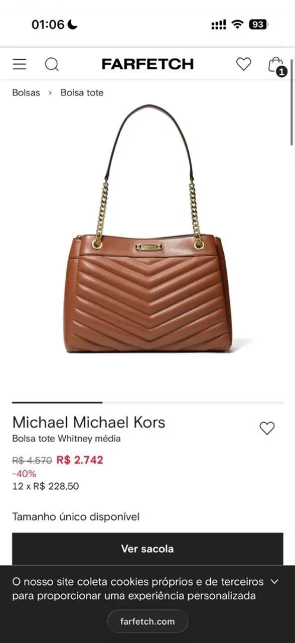 Bolsa + Carteira Michael Kors dos EUA - Foto 3