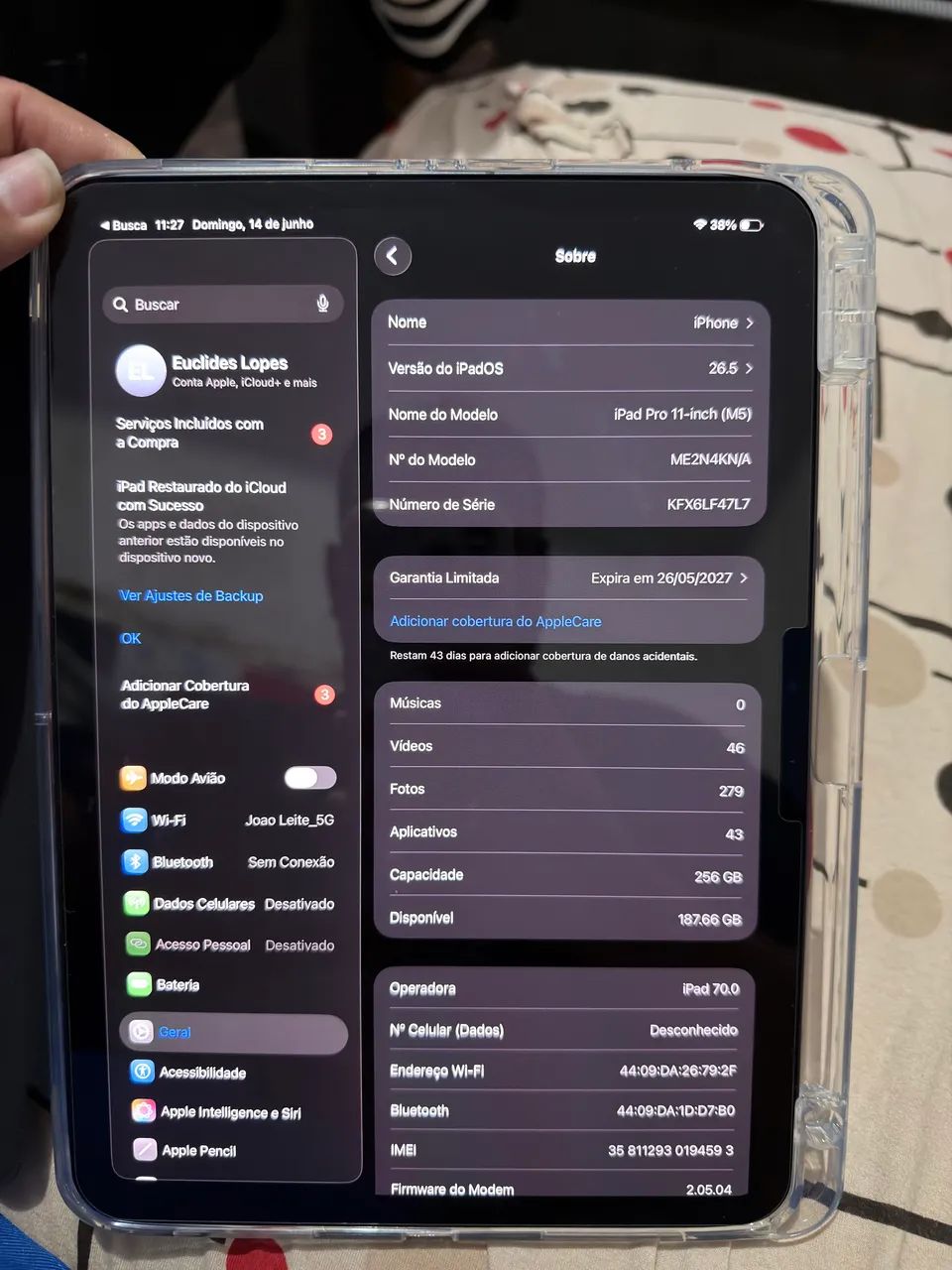 iPad 11 pro Wi-Fi + celular (M5) - Foto 3