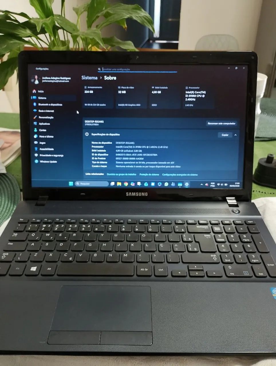 Notebokk samsung i3 - Foto 2