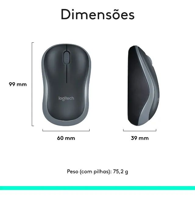 Teclado e Mouse Logitech MK270 - Foto 5
