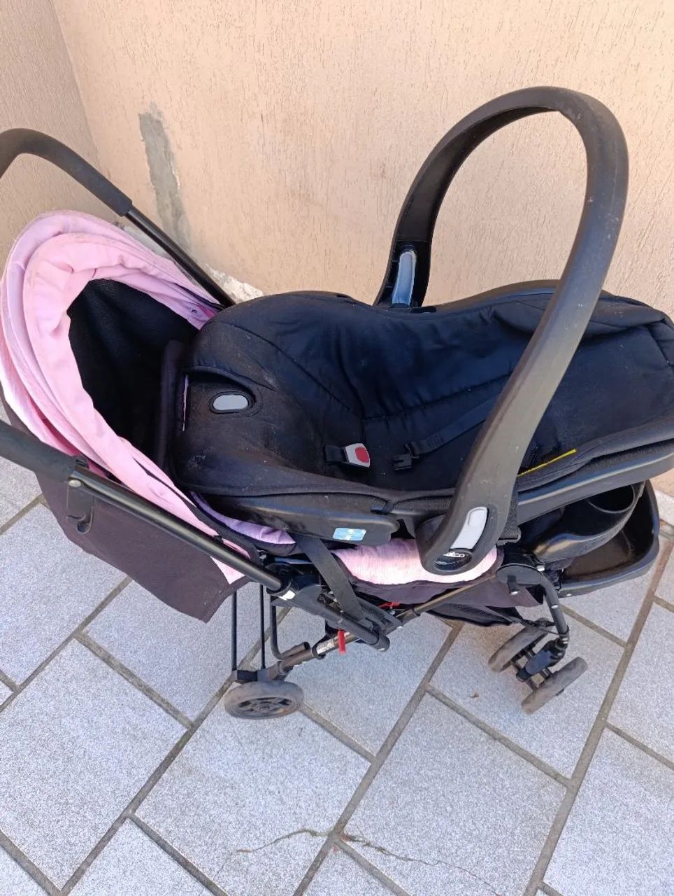 Carrinho de bebe cosco +bebe conforto  - Foto 2