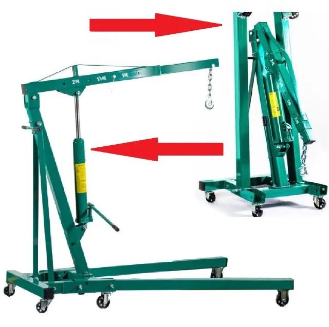 GUINCHO HIDRAULICO GIRAFA DOBRAVEL 2 TONELADAS - SATA