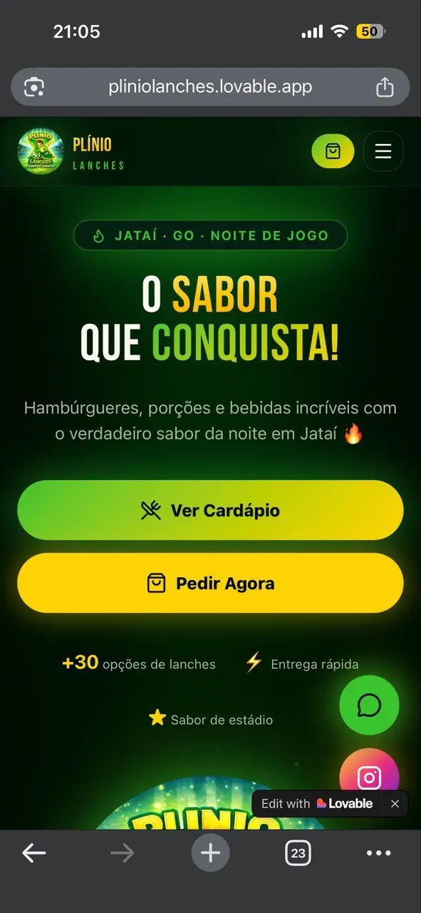 CRIE SEU SITE CONOSCO ?