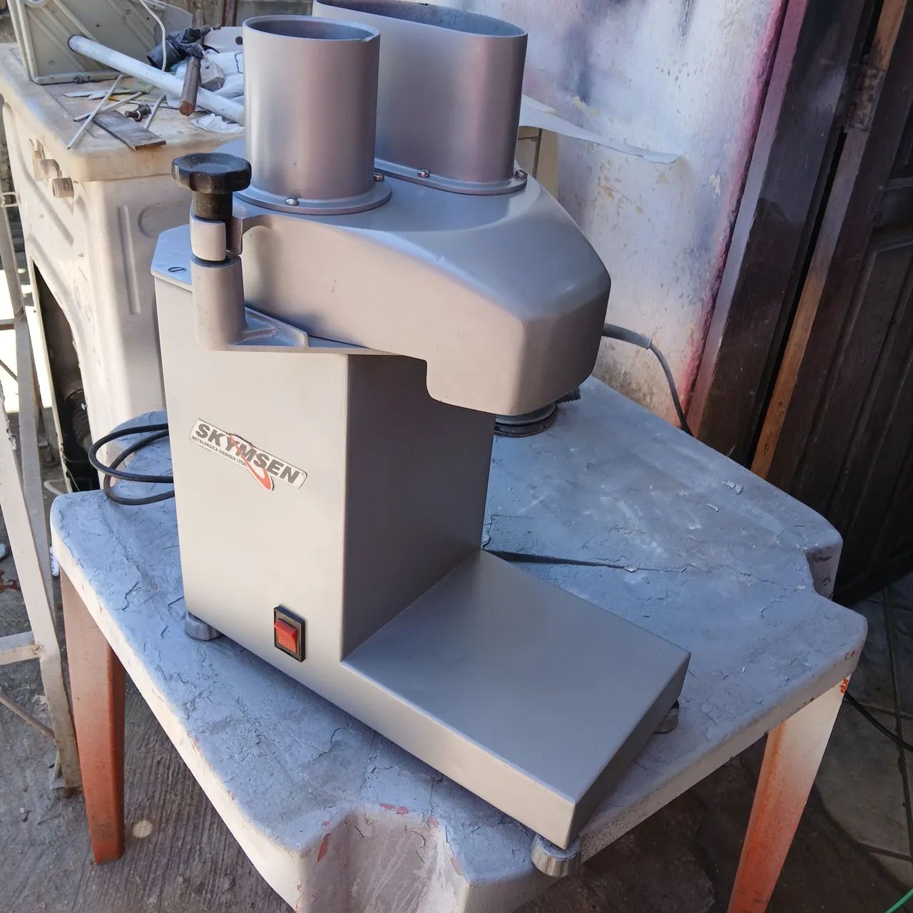 Processador de alimentos pa7 skymsen com 2 discos
