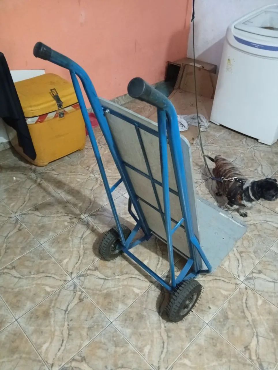 Carrinho de Carga e Armazem para Transporte com Pneus - 300 kg - Foto 2
