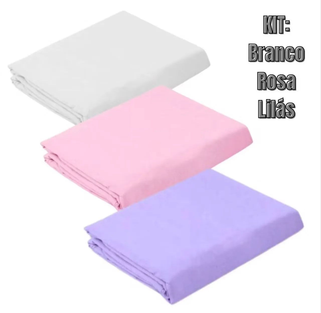 Kit de 4 lençóis com elástico para berço portátil  - Foto 4