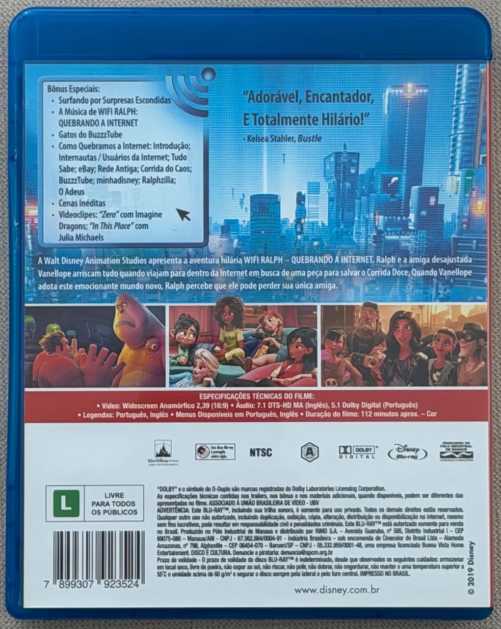 Blu-ray Disney Wifi Ralph (original) - Foto 2