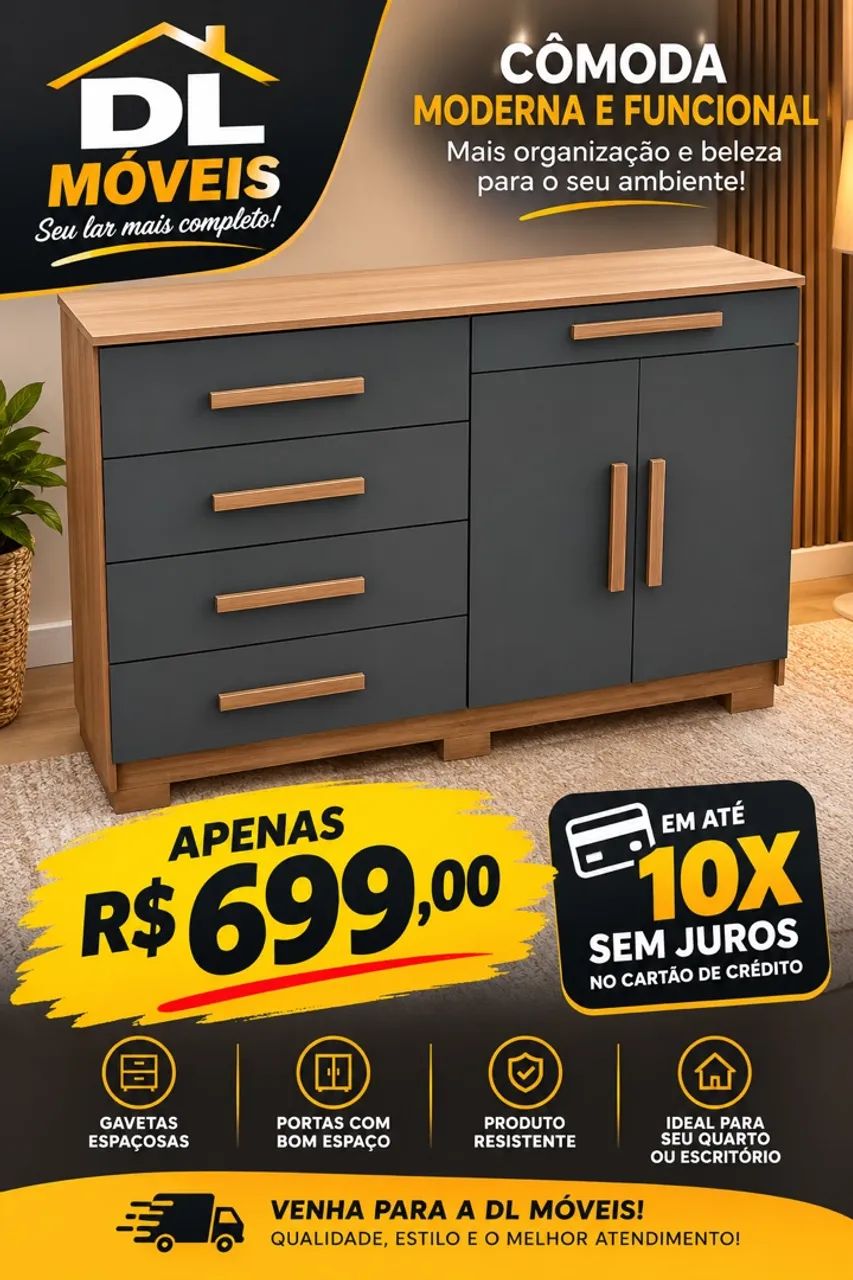 Cômoda Com Sapateira Nova 