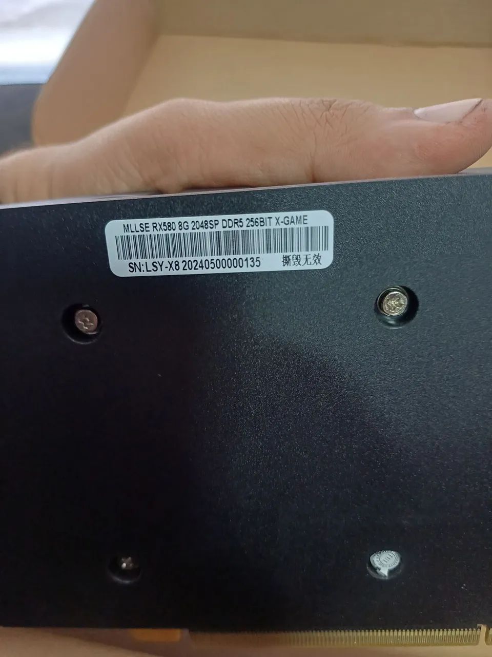 Placa de video Mllse RX 580 8gb nova - Foto 3