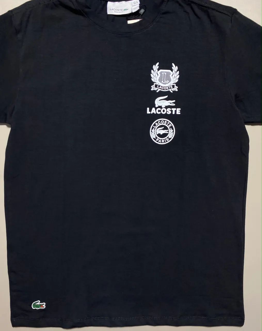 Camiseta Preta Logo Branco - Foto 4