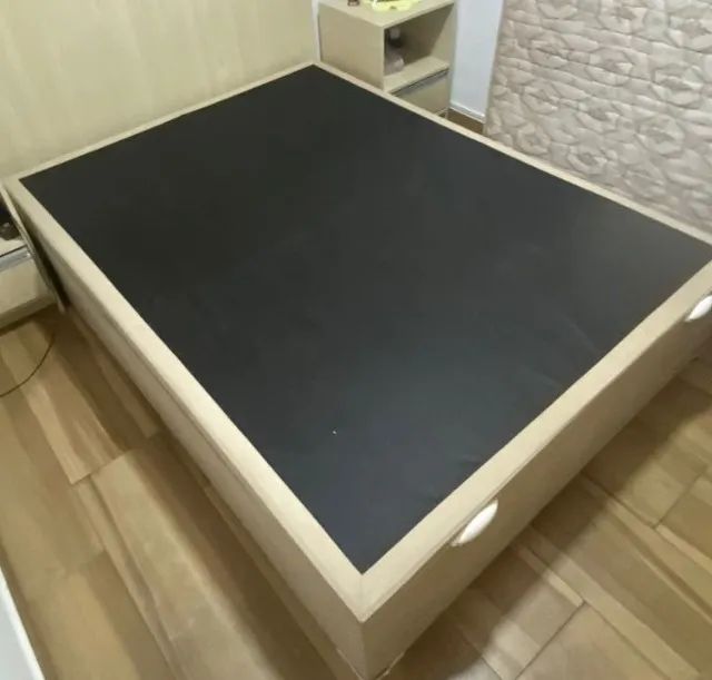 Vendo Cama Box (Excelente Estado) + Colchão de Casal. - Foto 3