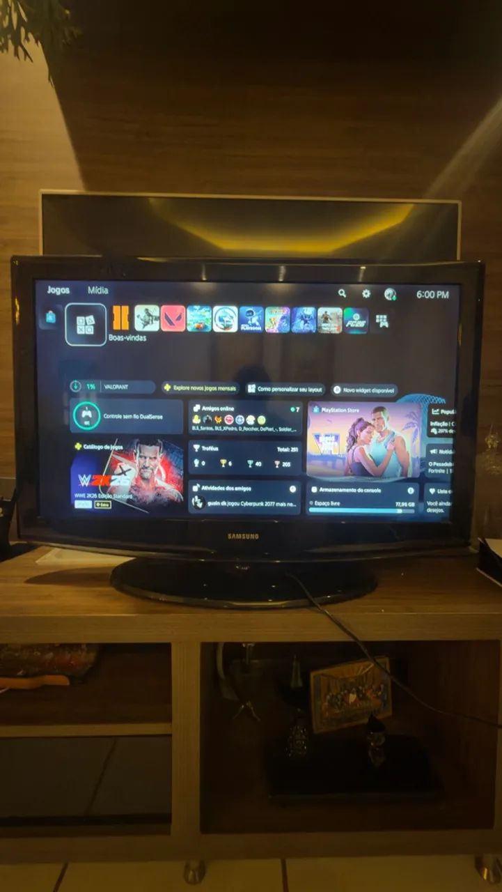 Samsung LCD de 40 polegadas, modelo LN40A330J1XZD