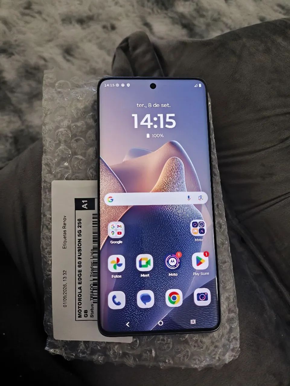 Motorola Edge 60 fusion 256gb 12 ram perfeito 
