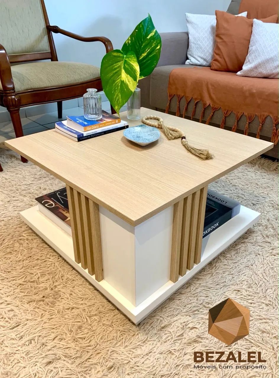 Mesa de centro design quadrada  - Foto 2