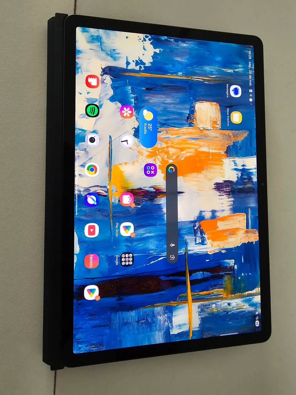 Galaxy Tab S9 256GB + Capa Teclado (Em ótimo estado)  - Foto 3