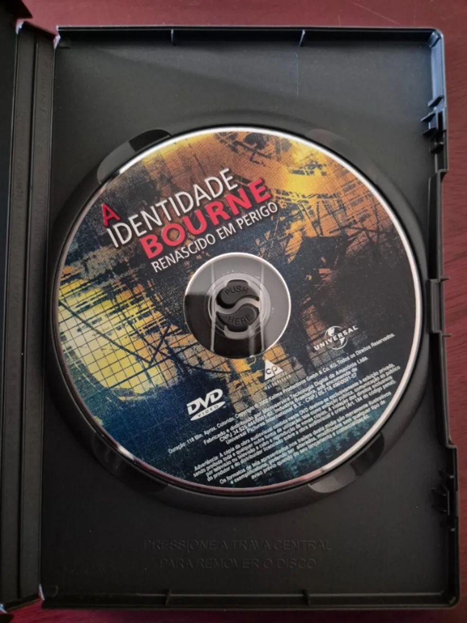 DVD A Identidade Bourne - Matt Damon (Original / Impecável) - Foto 2