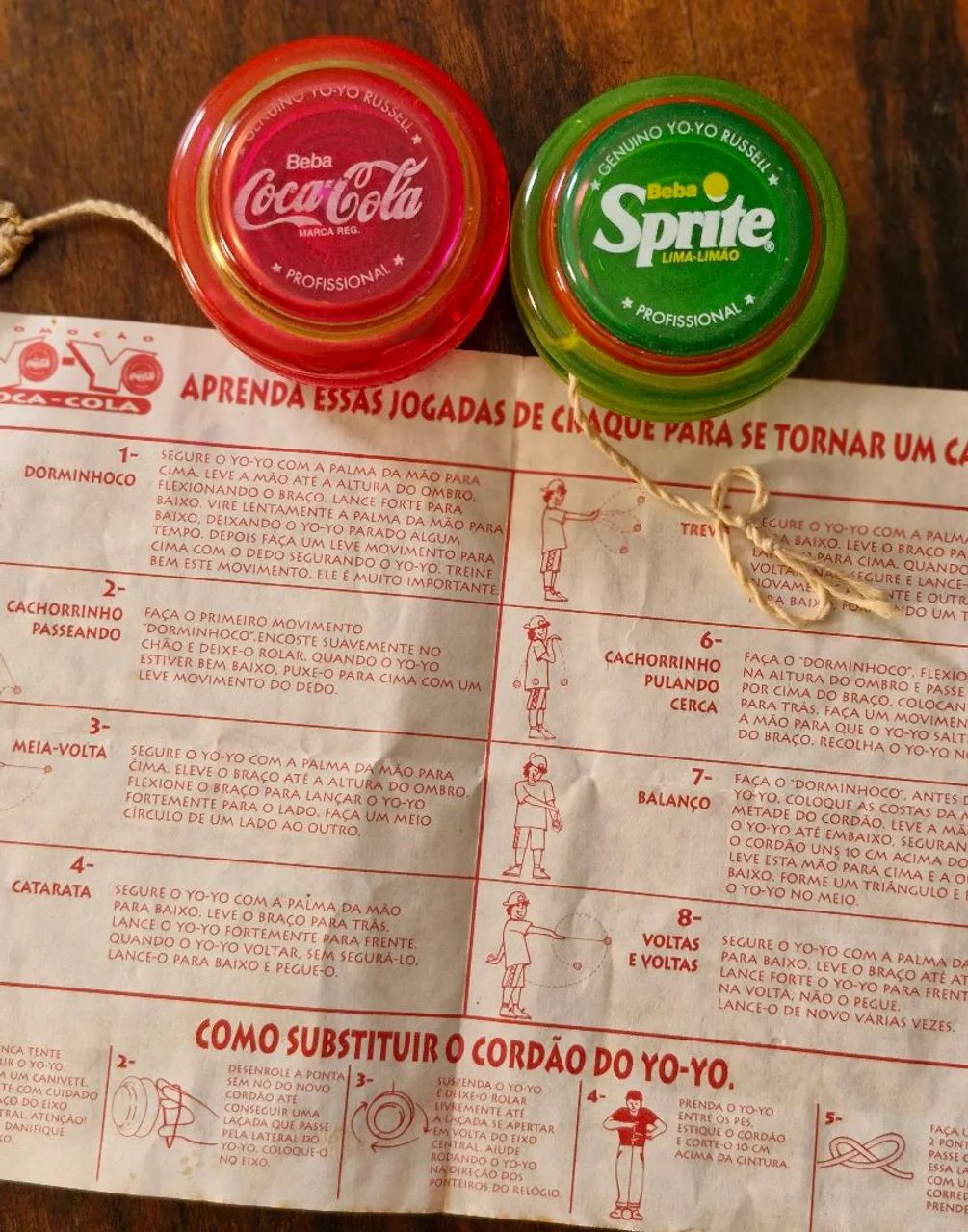 2 Ioios Russel Coca Cola profissional - 1995 ORIGINAL - Foto 3