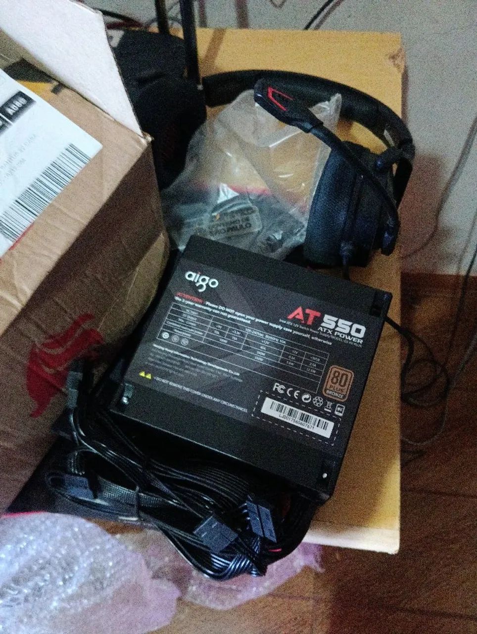 Fonte aigo 550w - Foto 2