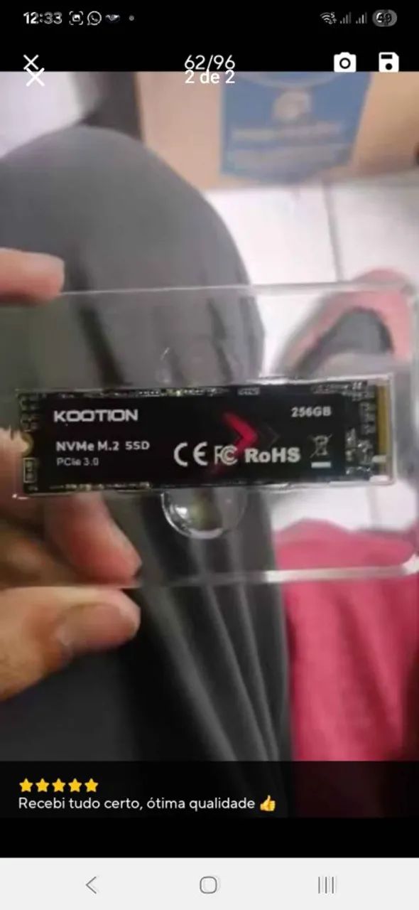 SSD NVME 256 GB. - Foto 2