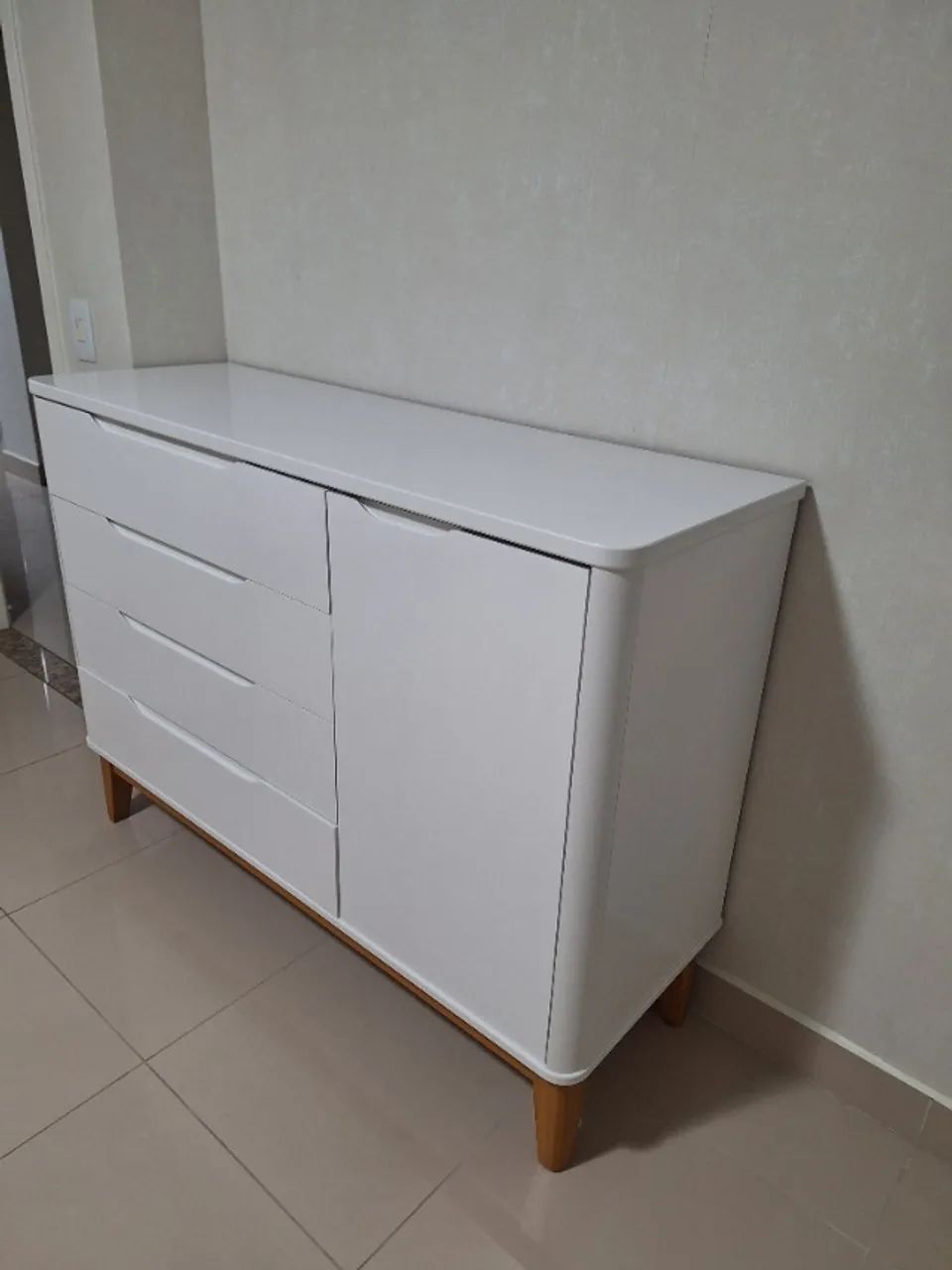 Comoda Sapateira Boom infantil - Branco