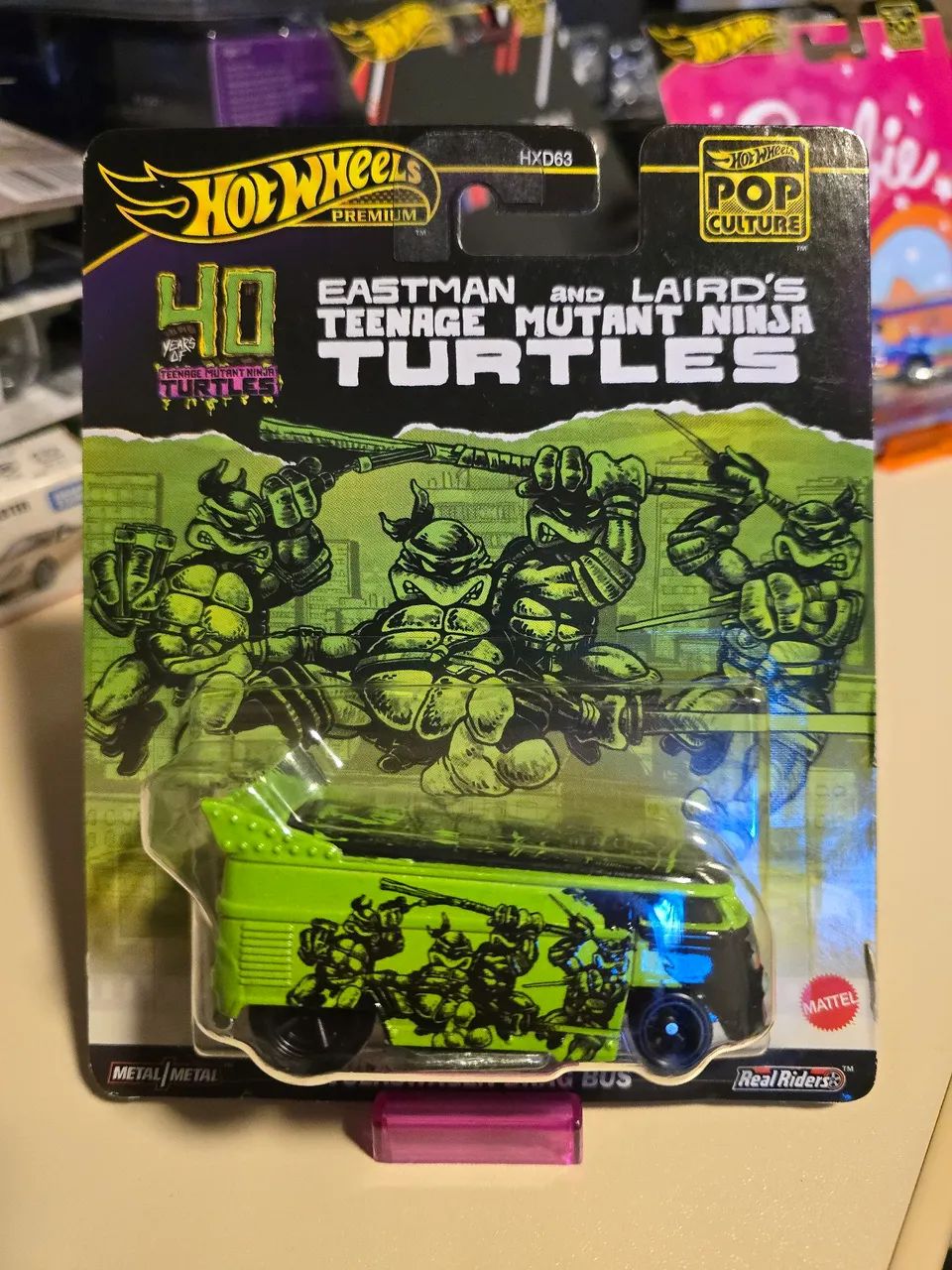 Hot Wheels Premium Drag Bus Tartaruga Ninja
