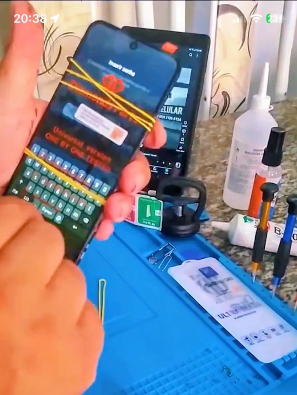 Celular novo de novo