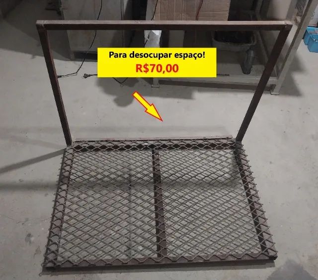 Estrutura para carrinho de transporte (sem rodas!) Barato para desocupar espaço! - Foto 2