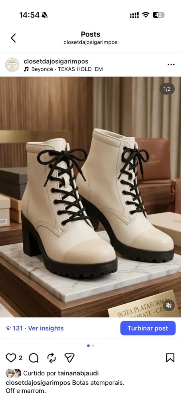 Coturno off-white
