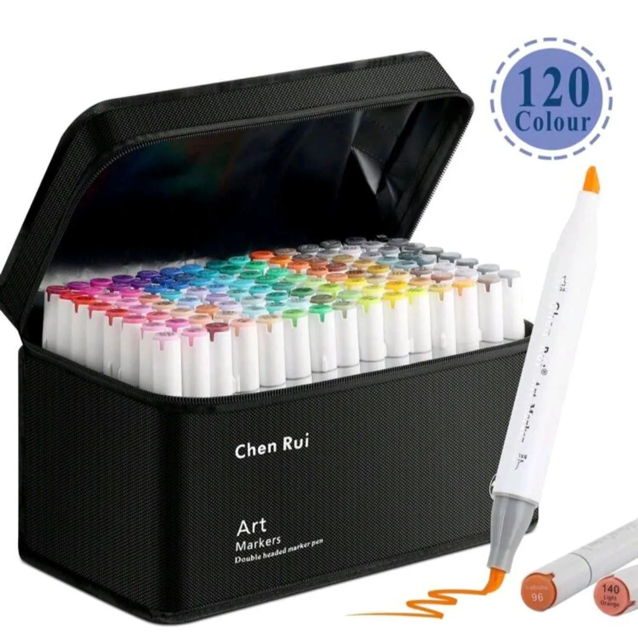 Canetinhas Marcador Chen Rui Profissional 120 cores