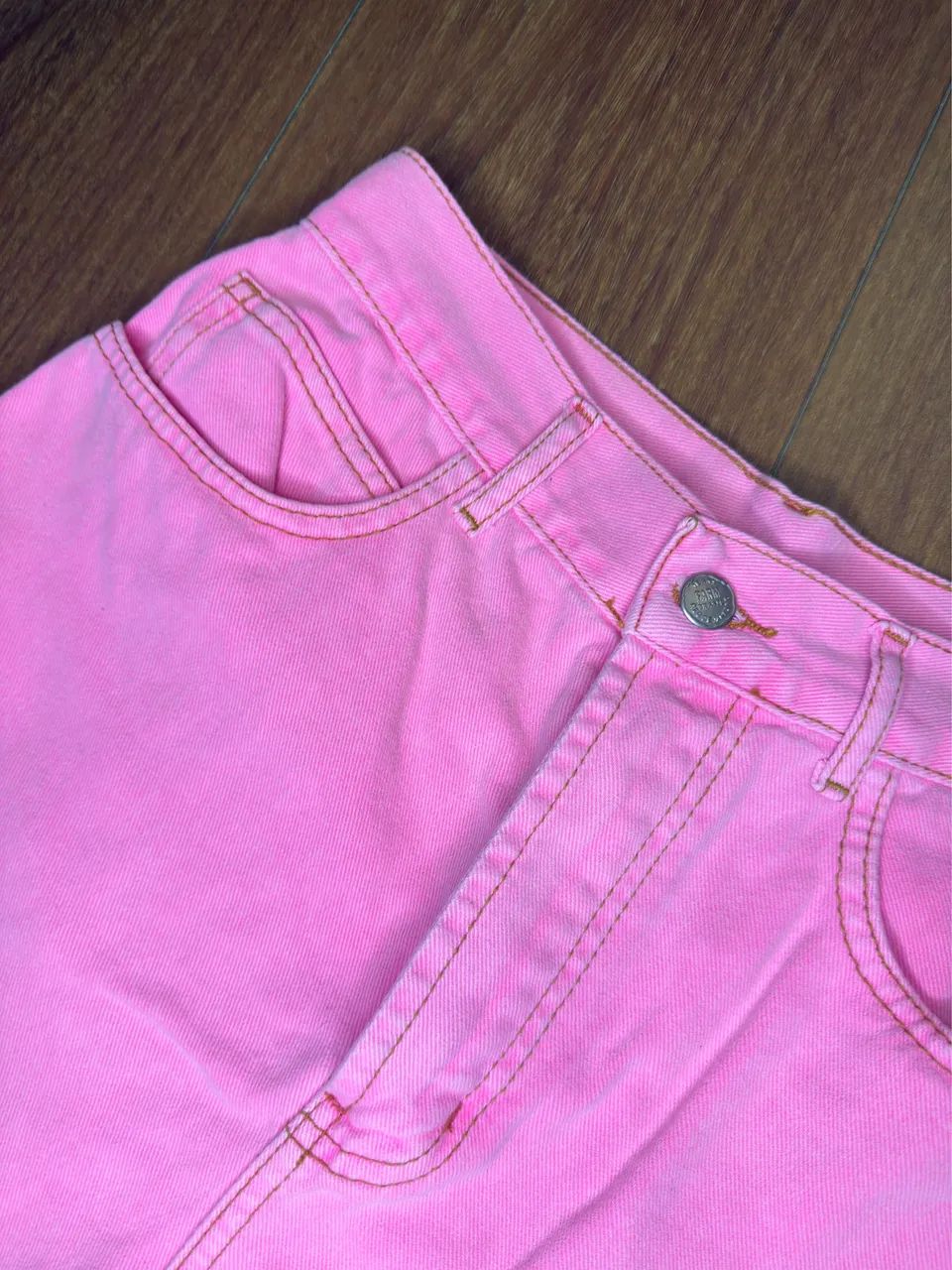 shorts jeans farm rosa 36