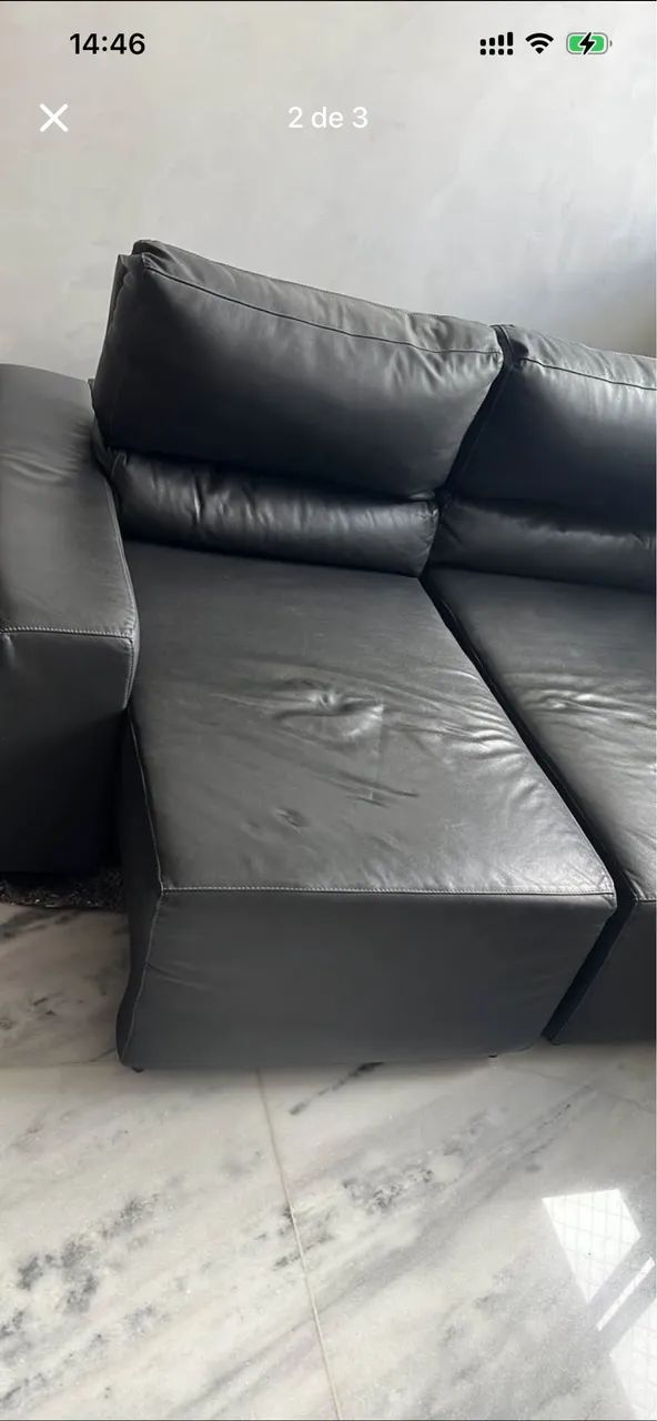 Sofá retrátil 2 lugares