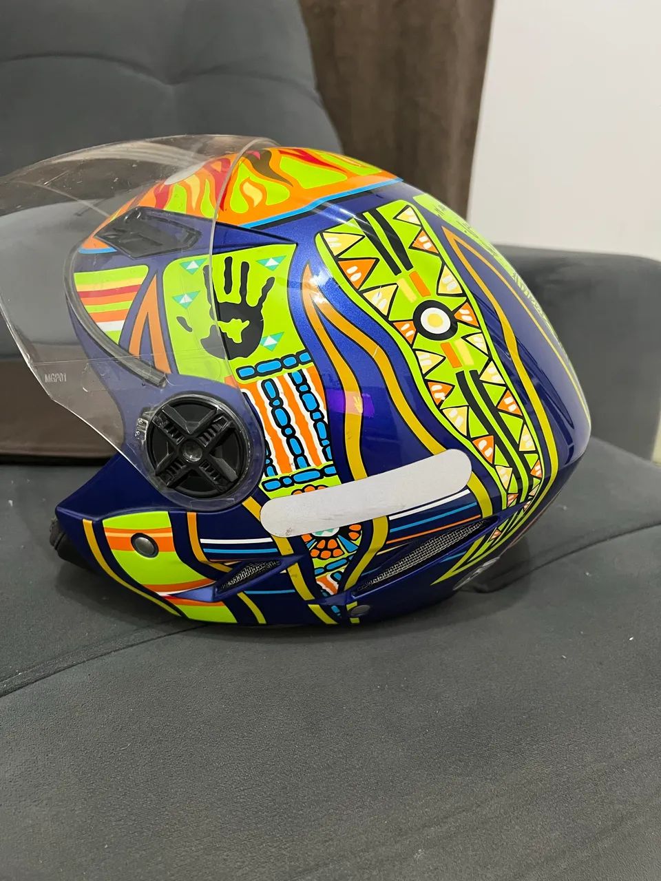 Capacete agv em ótimo estado raridade  - Foto 2