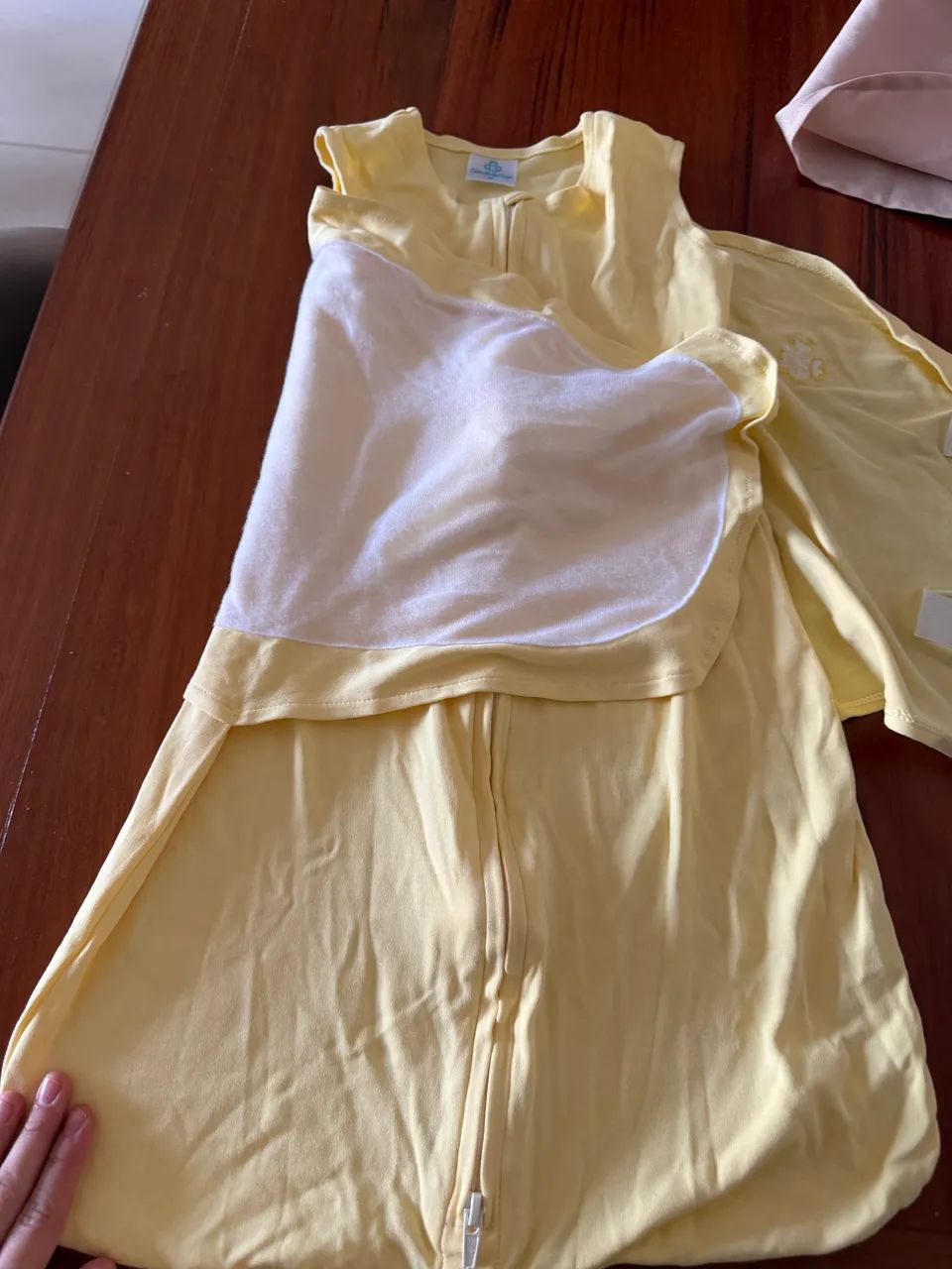 Swaddle e saco de dormir da marca casulo de anjo - Foto 5