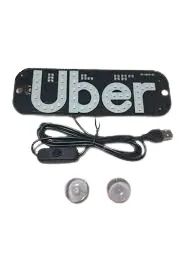Placa Para Carro Led Letreiro Motorista De Aplicativo - Foto 4