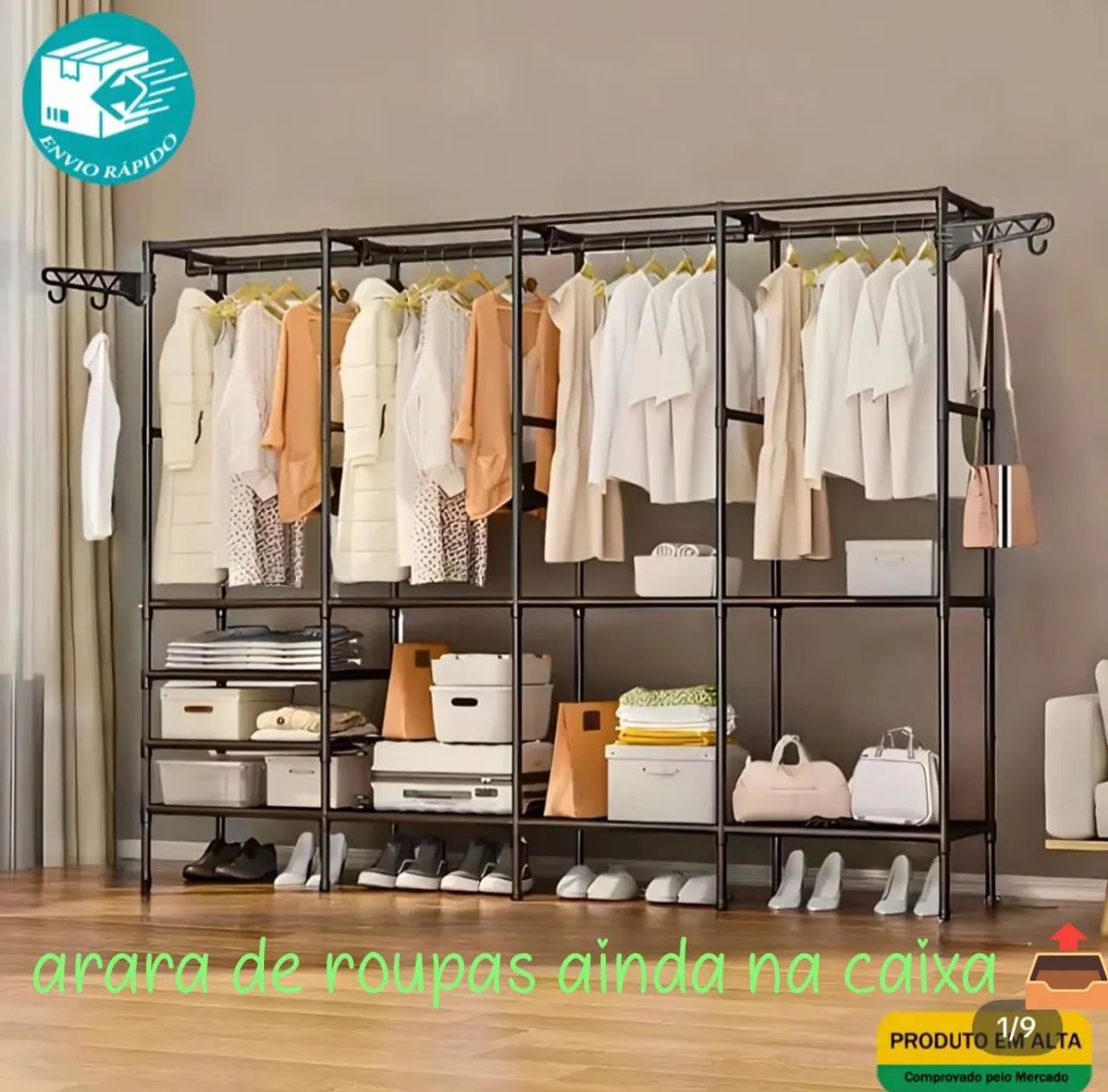 Arara de roupas 