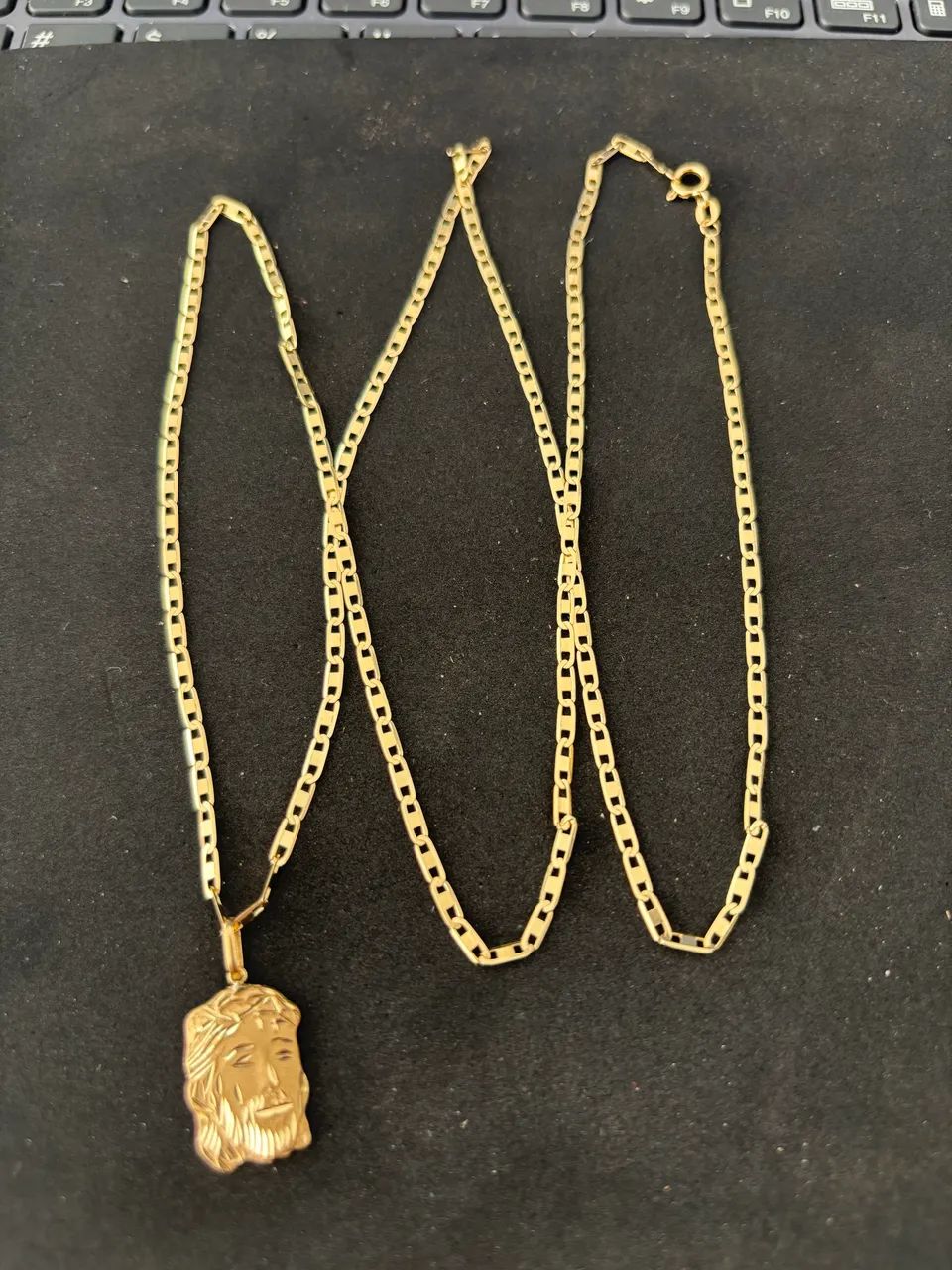 Corrente Piastrine ouro 18k  - Foto 2
