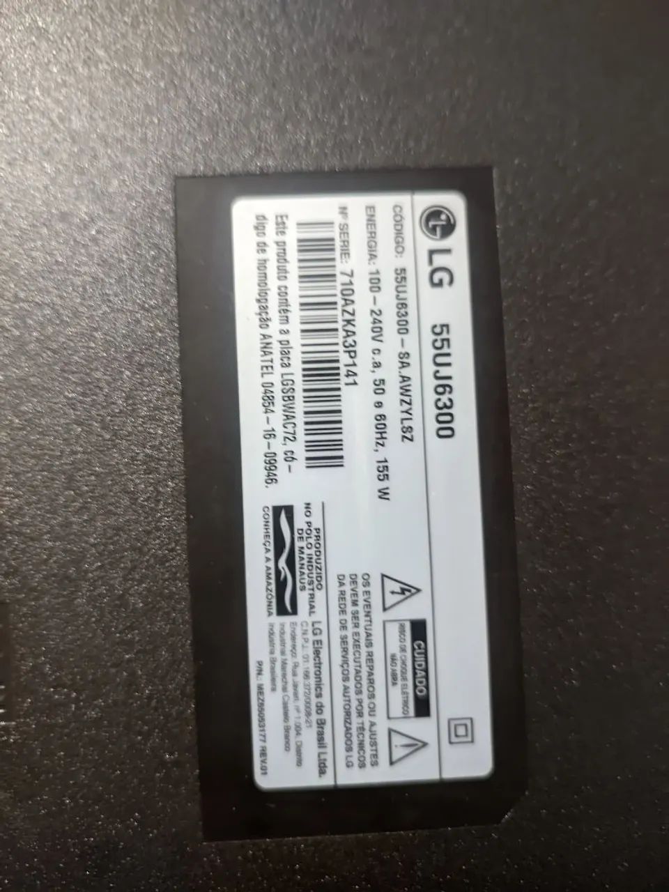 Smart  tv LG 55 com defeito - Foto 2
