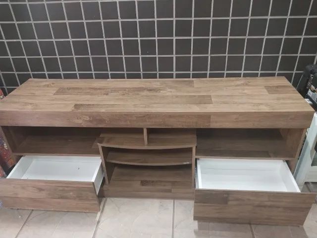 Rack para televisão com gavetas  - Foto 2