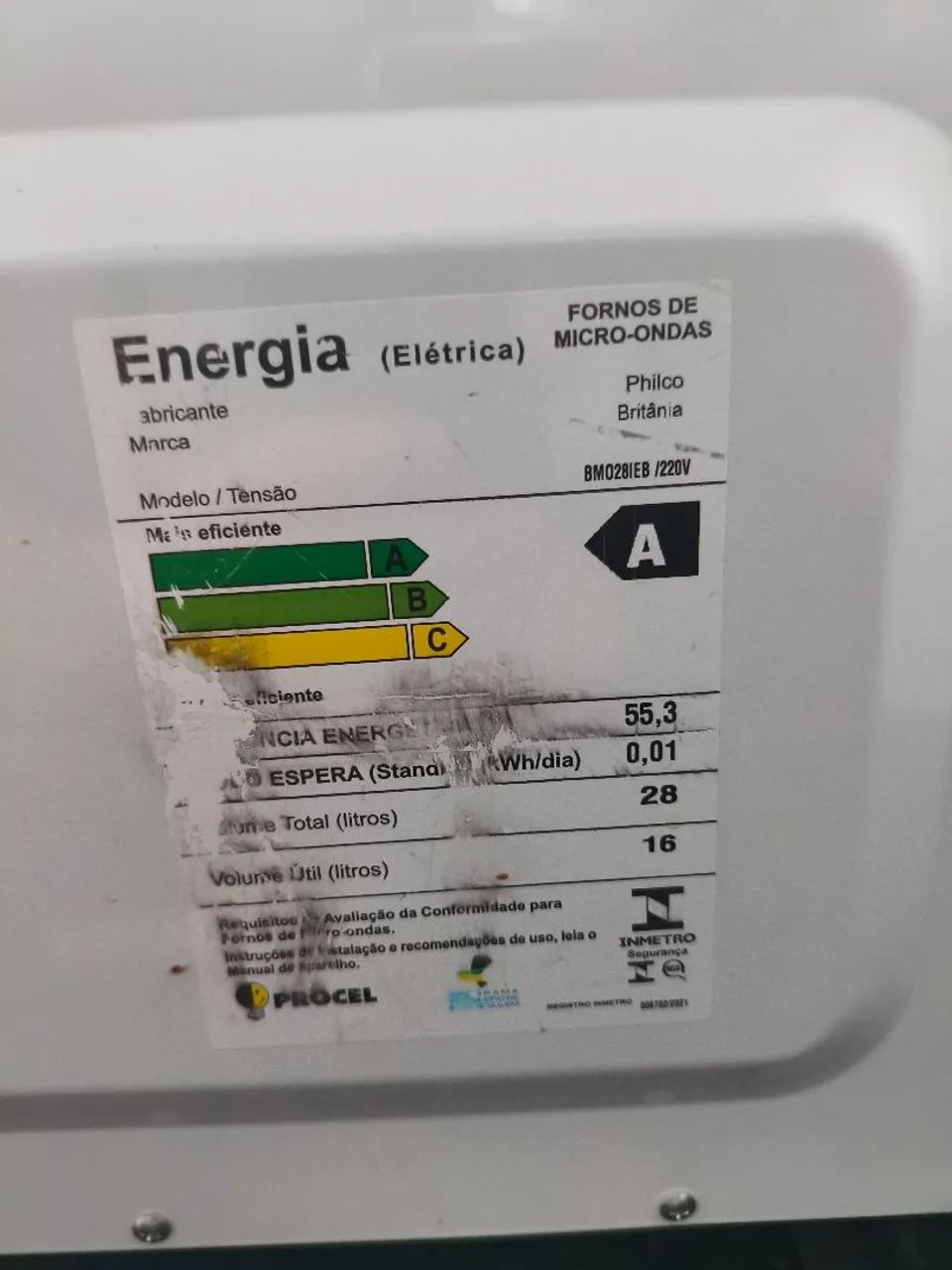 Microondas Britânia 28 litros  - Foto 2