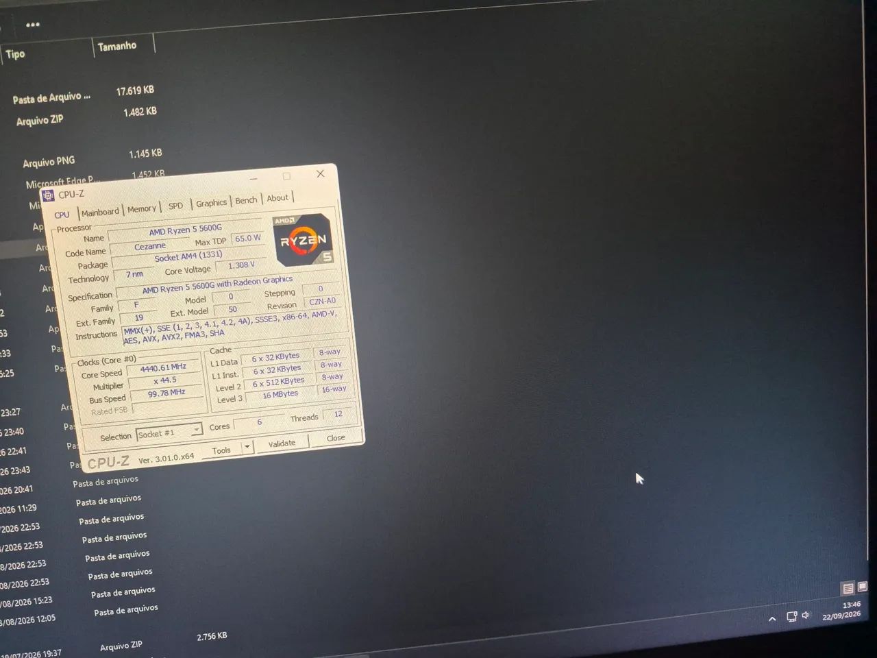 Processador Ryzen 5600g - Foto 3