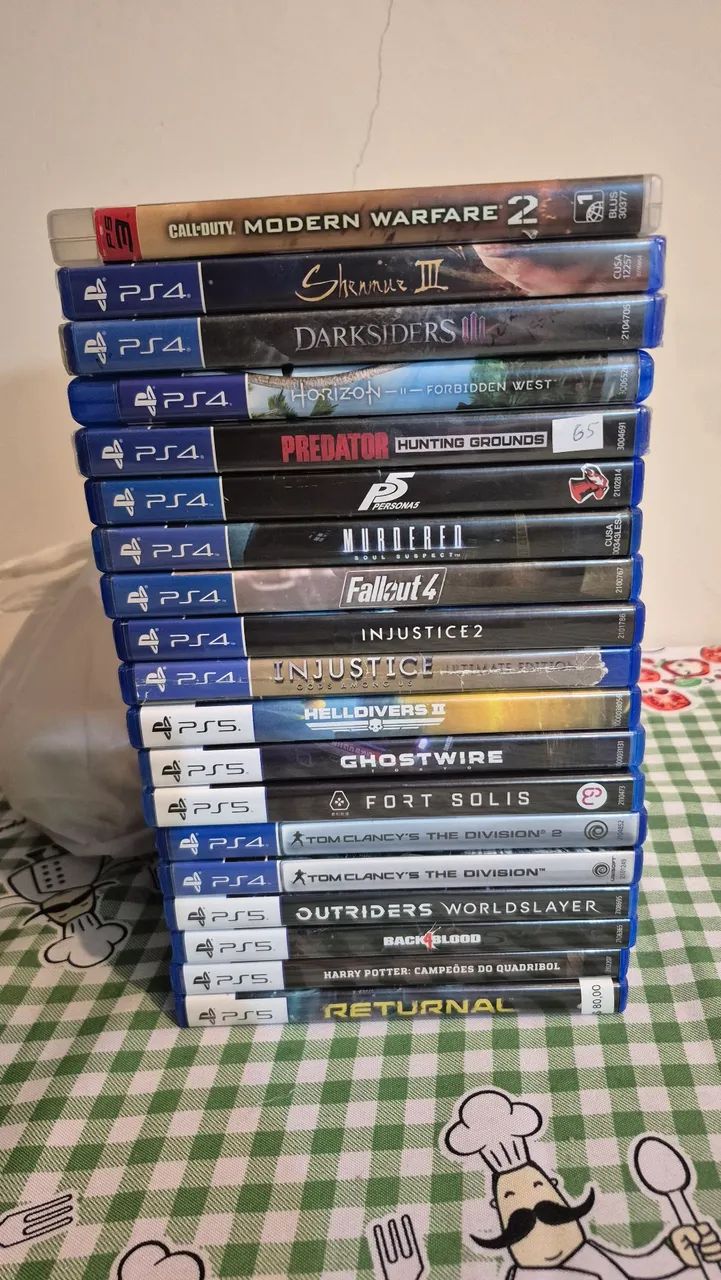 Lote jogos PS5 PS4 PS3