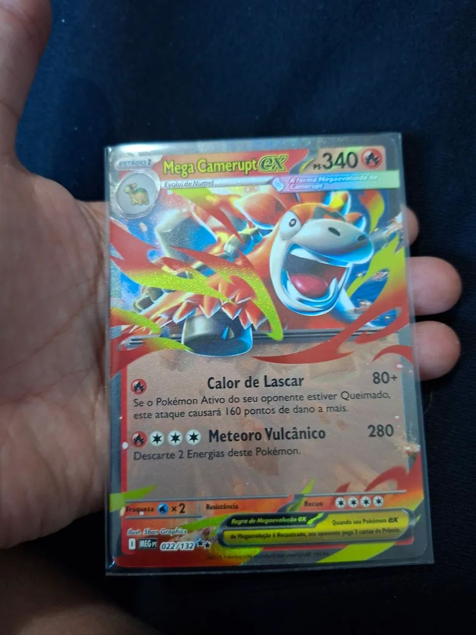 Carta Pokémon Mega Camerupt Ex 