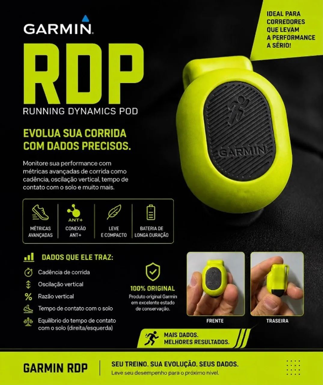 Garmin Running Dynamics Pod (RDP) Usado  - Foto 2