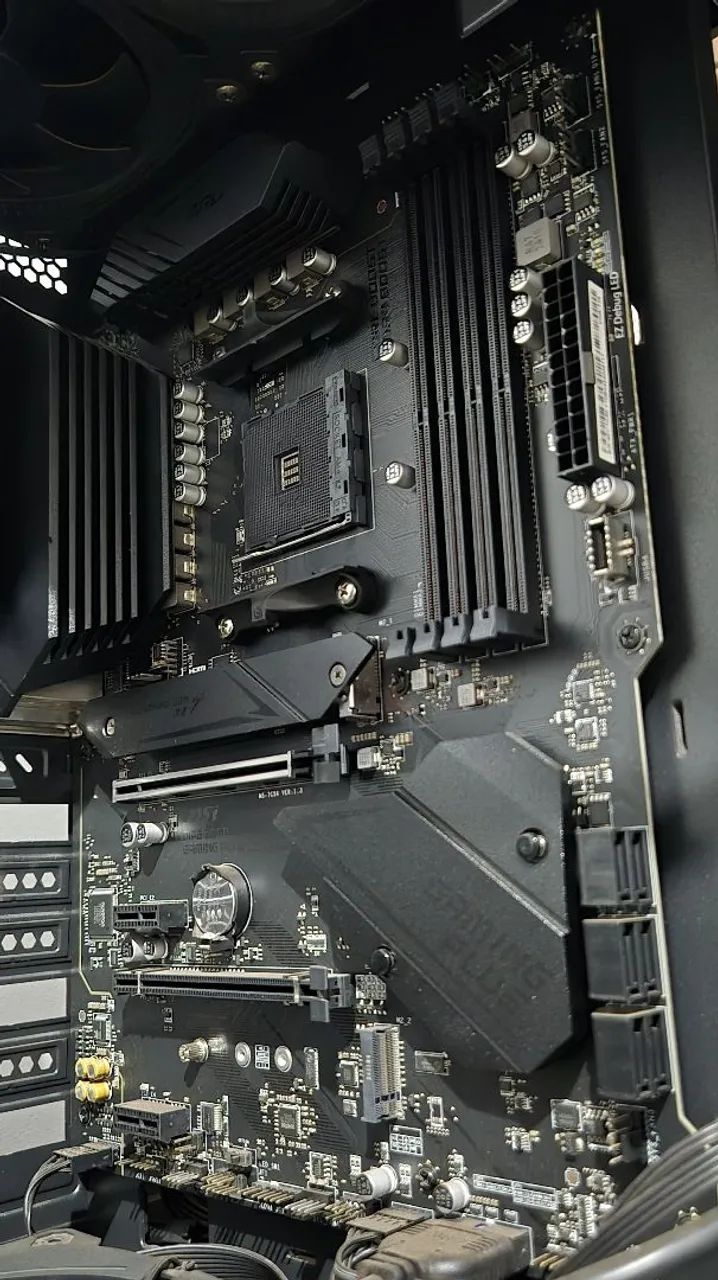 Placa mãe B550 Gaming Plus MSI e Adaptador Wi-fi  - Foto 2