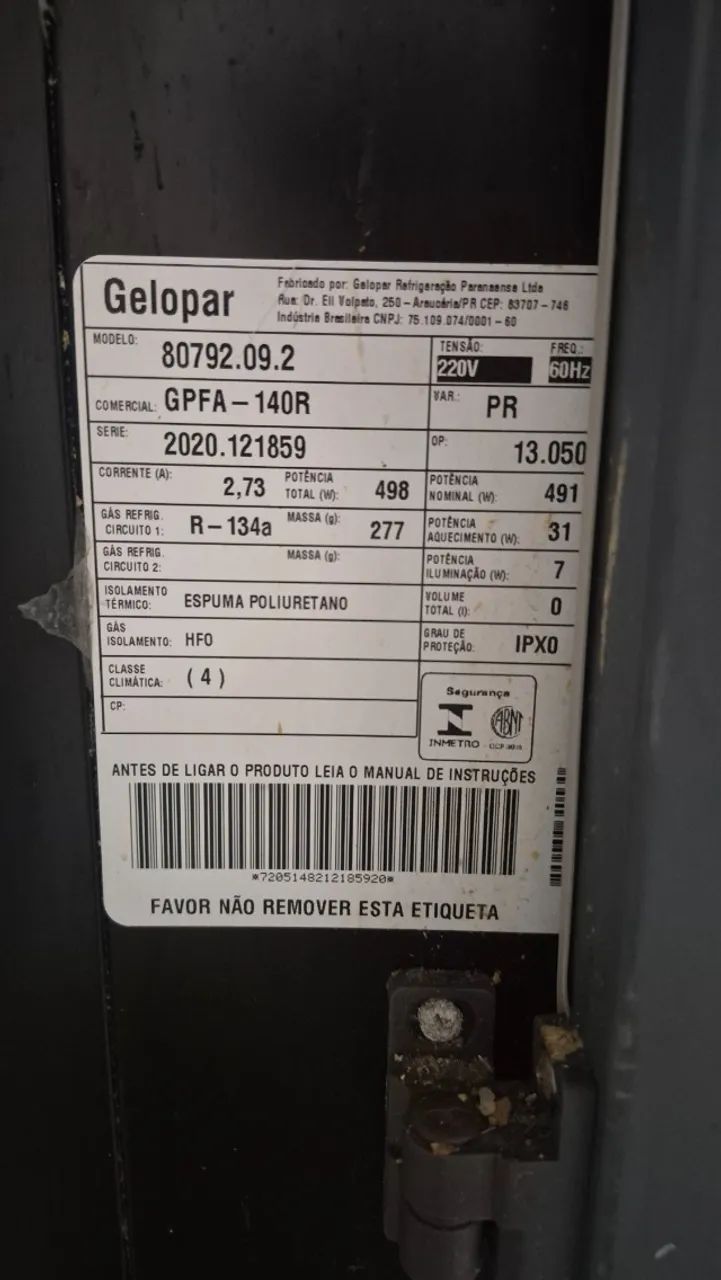 Balcão Confeitaria Gelopar GPFA-140R PR - Foto 4
