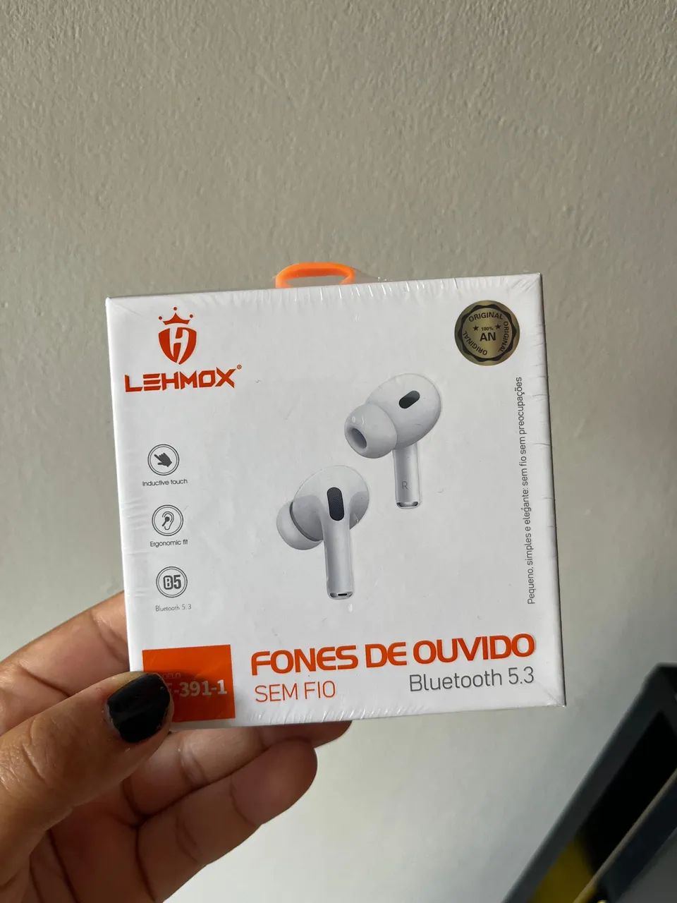 Fone de ouvido sem fio 