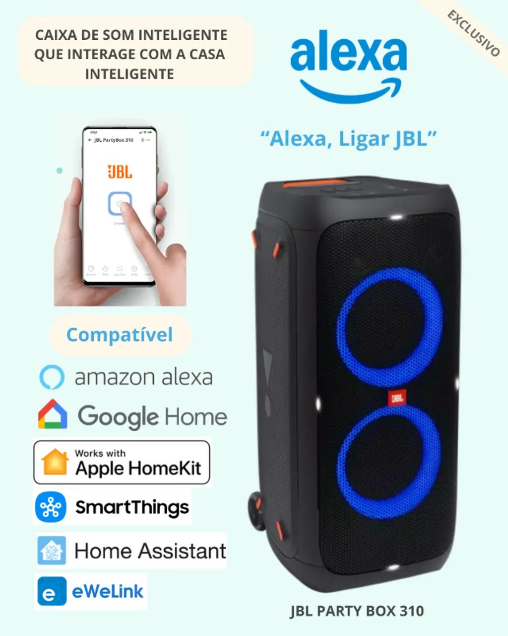 JBL PartyBox 310 Smart Alexa / Exclusiva 