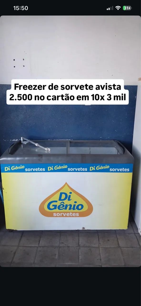 Freezer de sorvete 