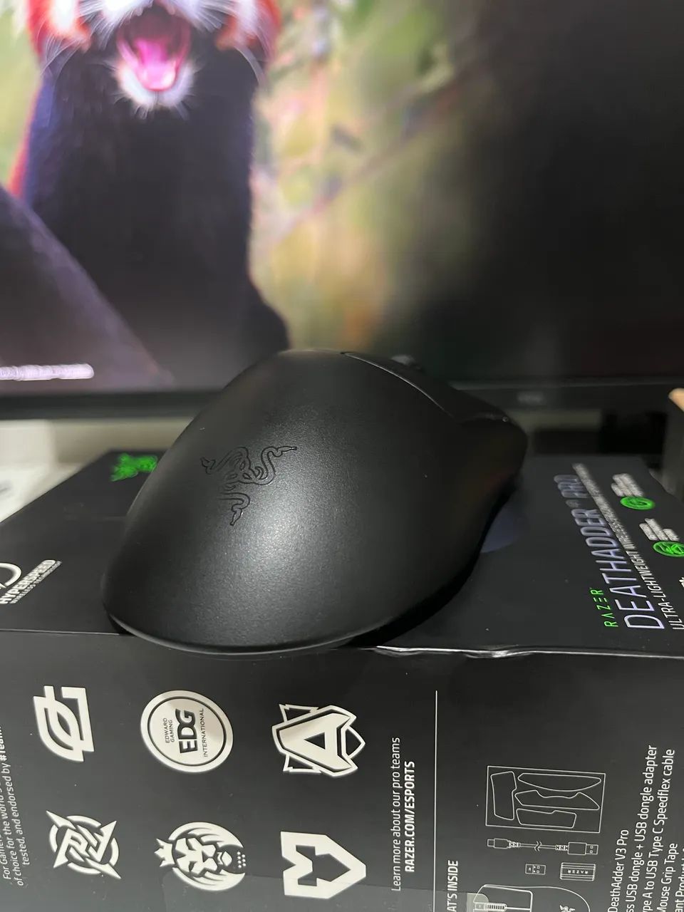 KIT Mouse razer deathadder v3 pro + dongle 8khz - Foto 3