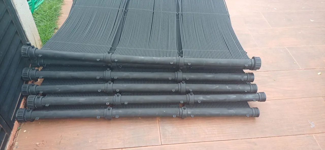 Aquecedor solar para piscina pouquissimo uso 25 k litros Desocupar lugar 